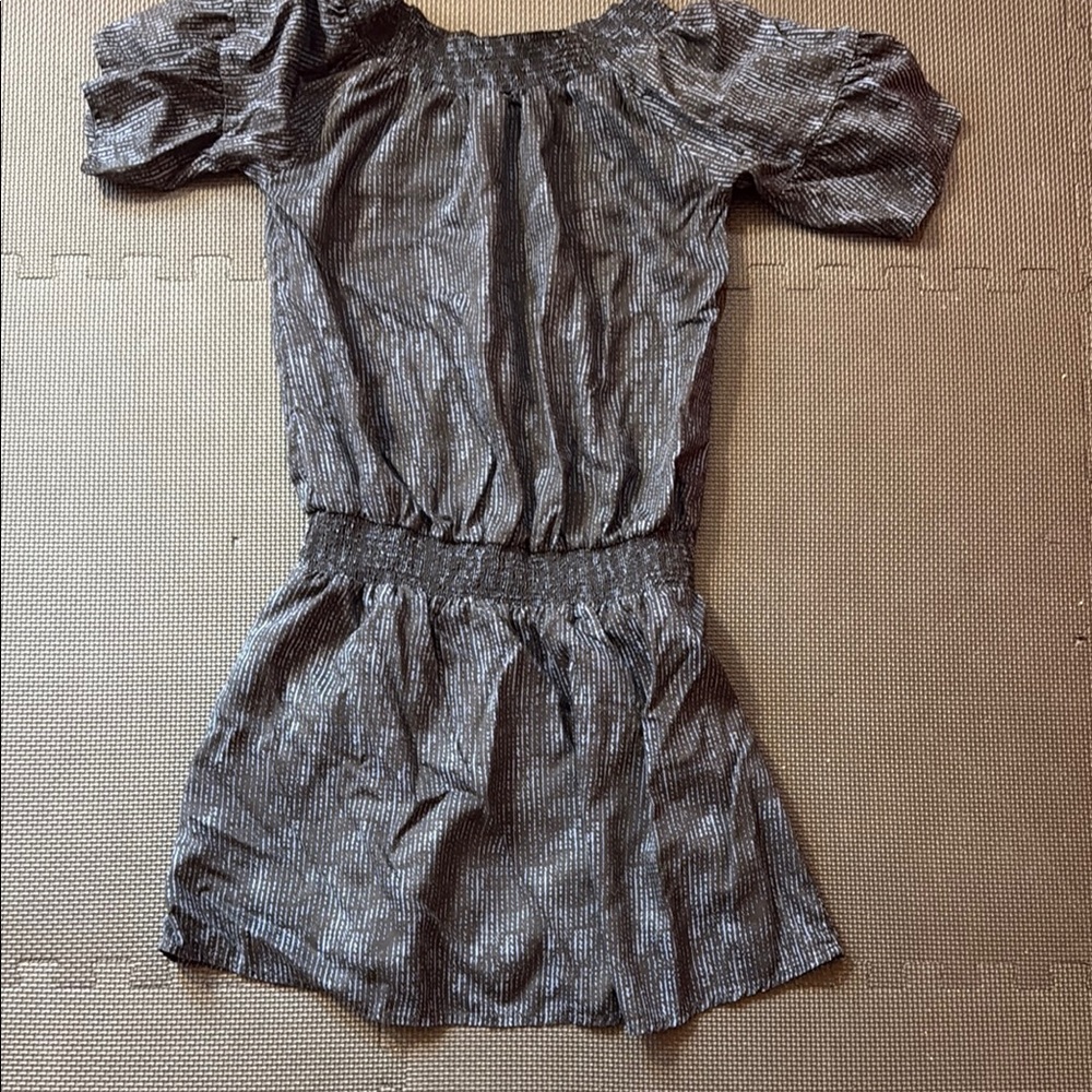 Prana Striped Off-Shoulder mini Dress
